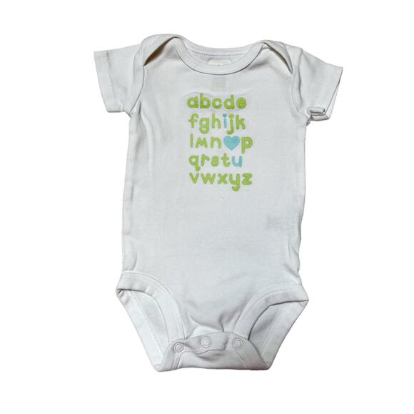 Carter's ABC I Love You Bodysuit Size NB - Picture 1 of 5